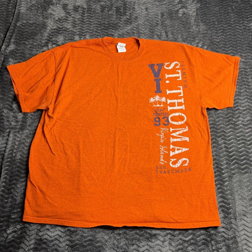 St. Thomas Virgin Islands Graphic Tee orange 2XL